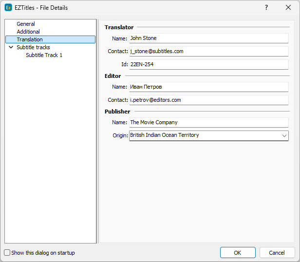 &nbsp;File Details – Translation Tab