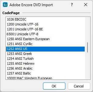 &nbsp;Import Configuration