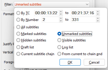 &nbsp;Subtitle Range Selector