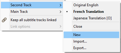 Add new track from Timeline Add new track from Timeline