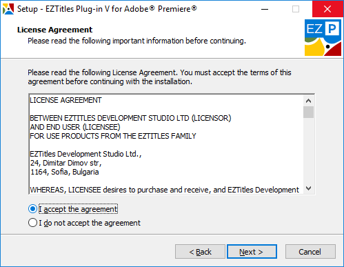 License Agreement License Agreement